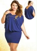 Vestido chique blue